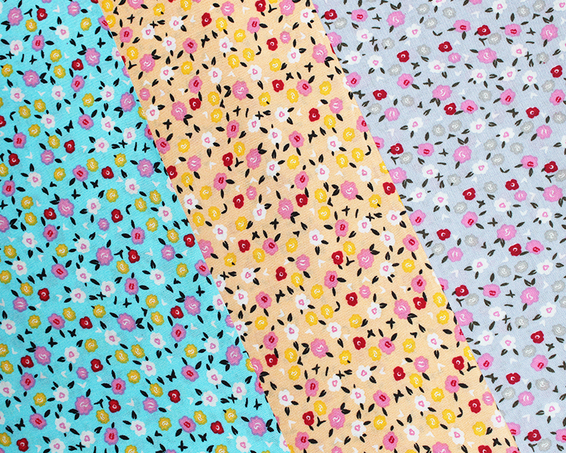 Pop Floral Viscose wholesale fabrics